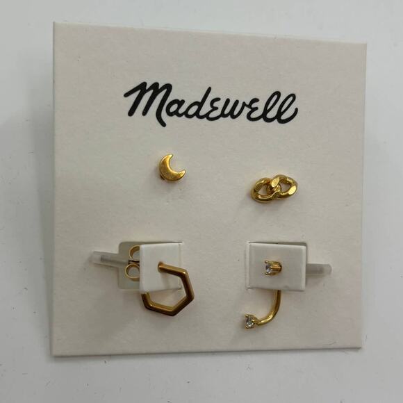 Madewell Gold Mix & Match Earring Set - Picture 7 of 11